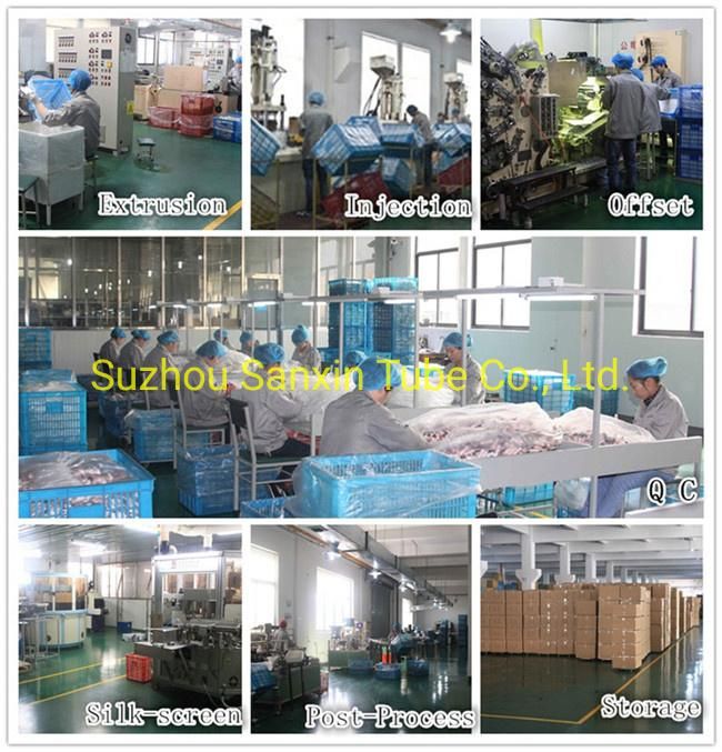 Manufactur Packaging The Transparent Tube Ice Cream Containers Packing for Cosmetic