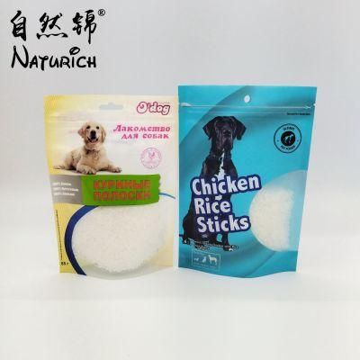 Digital Printing Pet Treat Snacks Packaging Zipper Stand up Bag Plastic Bag for Pet Food