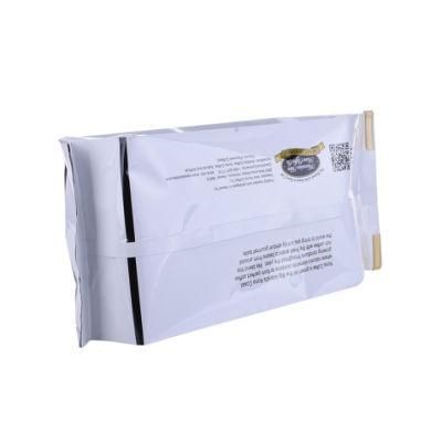 Food Grade Customized Laminated Foil Lined Square Bottom Coffee Pouch