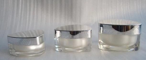 Professional Round Shape Luxury Cosmetics Cream Acrylic Jar