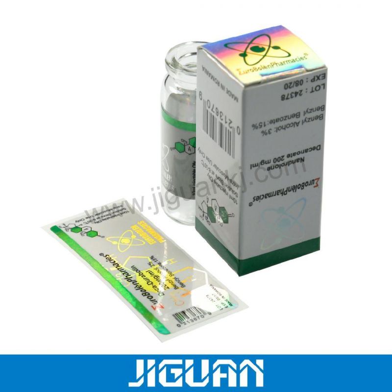 Custom Small Hologram Steroid Pharma Medicine10ml Vial Box