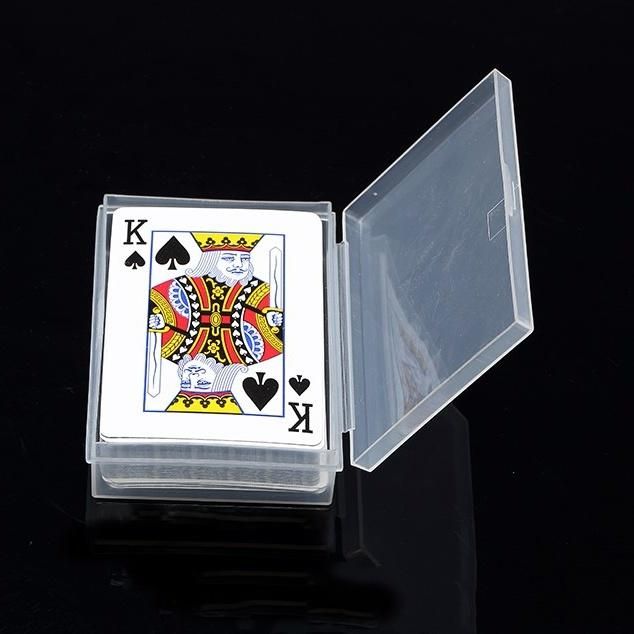 Plastic Playing Card Box Case Plastic Business Card Case