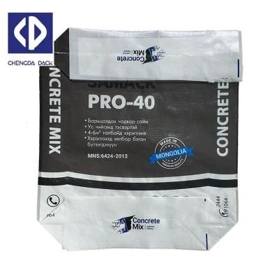 Kraft Paper Valve Bag Laminated PP Woven for Packing Cement