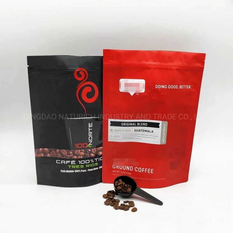 500g Stand up Coffee Bag with Valve Packaging Bag with Zipper/500g Mylar Bag