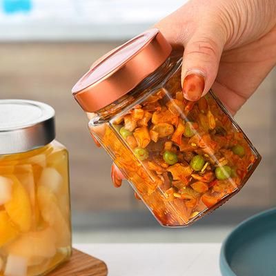 Best Sell Eco-Friendly Preserving Food Containers Decorate Glass Jars for Kitchen