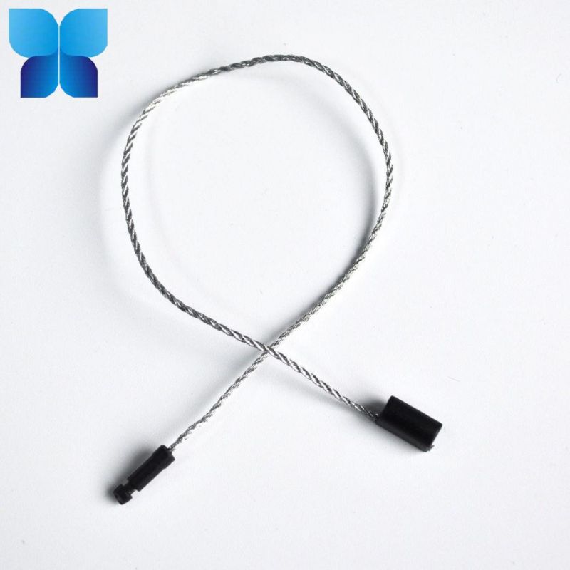 Hot Sell Garment String Plastic Seal Hang Tag for Down Jacket