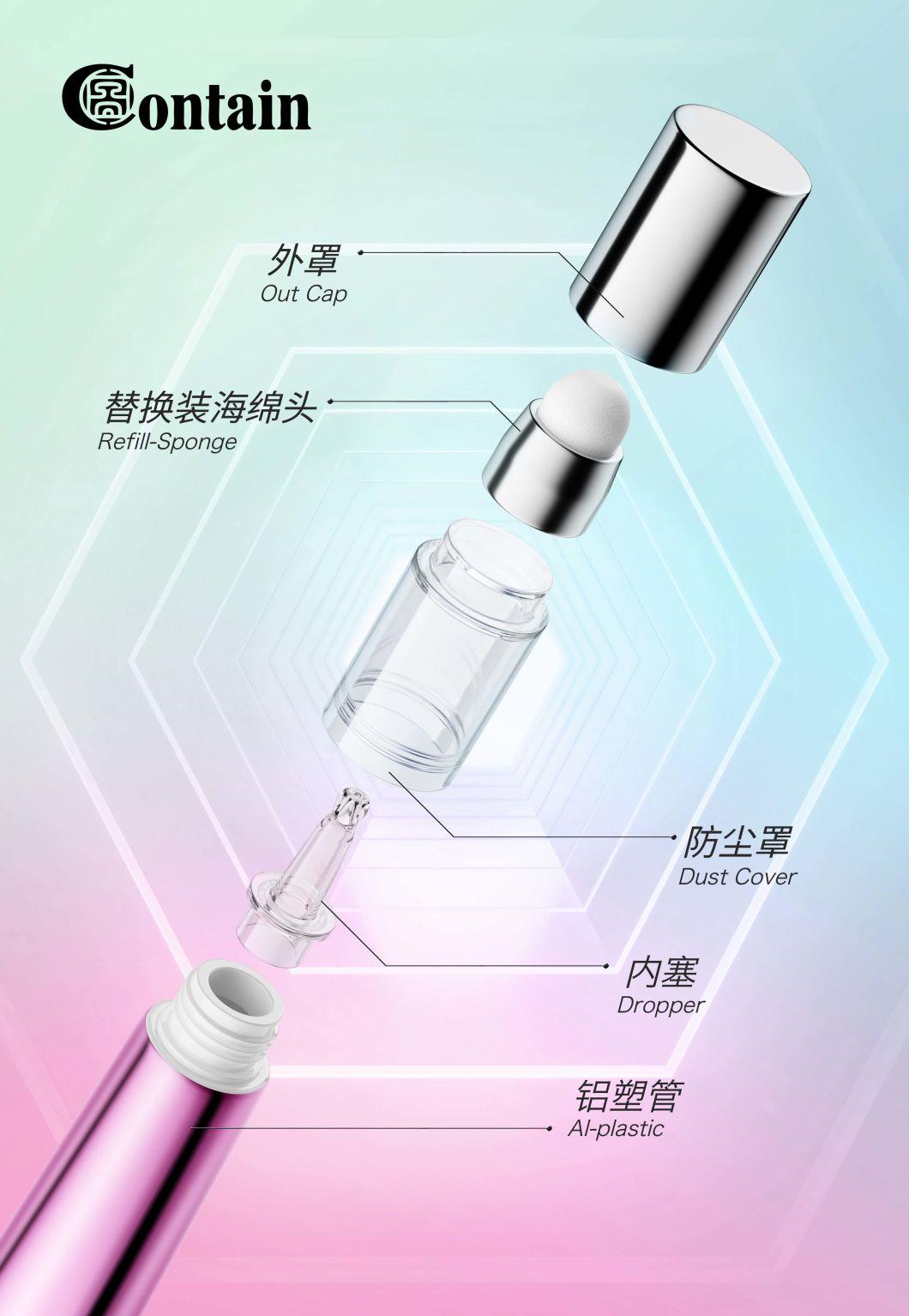 Foundation Magic Stick Sponge Brush with Soft Tube Packing Container