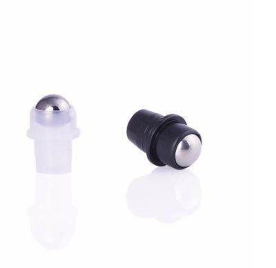 Steel Bead Ball Plug for 16mm/18mm Neck Finish Glass Perfume Roller Roll on Bottle, Metal Roller Stopper with Lid