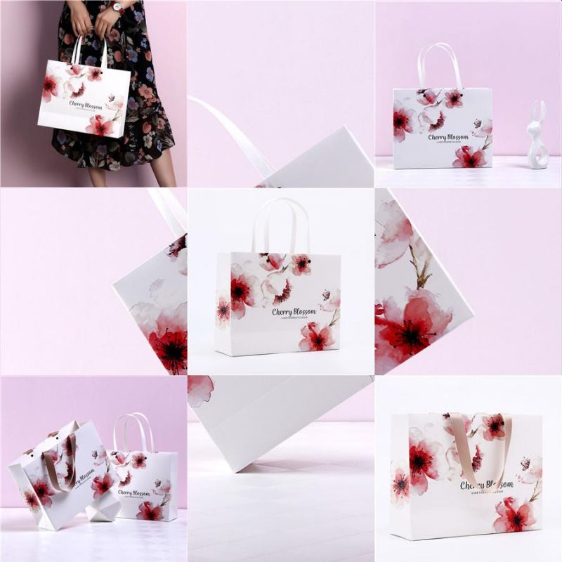 Luxury Die Cut Handle Bolsas De Papel Kraft Bag with Twisted Handle