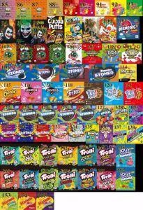 New Arrivals Cheetos Deritos Ruffles Rise Krispies Treats Edibles Chocolate Snacks Chip Cookies Mylar Zipper Packaging