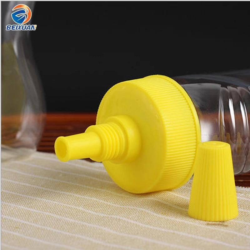 Good Quality 8oz 180ml Thick Plastic Pet Honey Bottle with Lid Custom Printing