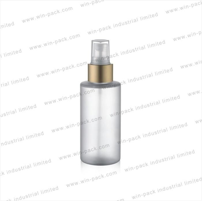 Winpack Best Selling Shiny Gold Pump Frosted Plastic Hand Soap Bottle 100ml