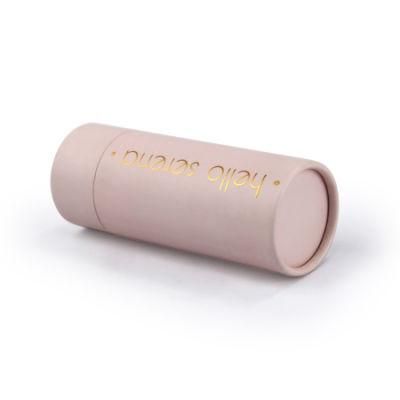 Custom 123*47mm Lovely Pink Color Tube Box