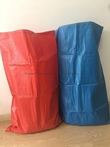 China 2021 Red Plastic PP Woven Bag Sack for Soil Flood Control