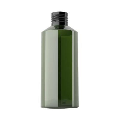 50ml 100ml 300ml 500ml Leakproof Green Lotion Bottle Plastic Pet Shower Gel Shampoo Empty Toner Bottles