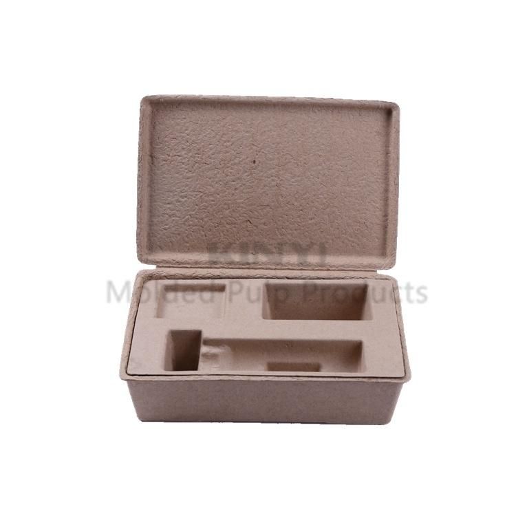 Customized Compostable Natural Brown Egg Tray Pulp Packaging Insert