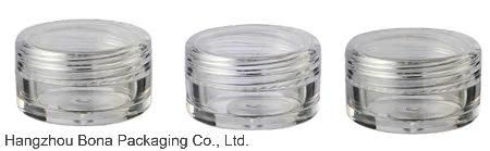 5g Clear Square Cosmetic Cream Jar