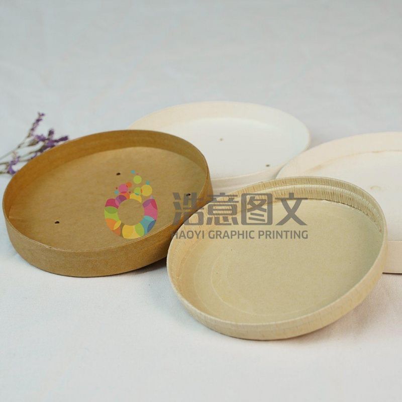 China Wholesale Company Environmental Protection Double Color Bagasse Lid Packaging