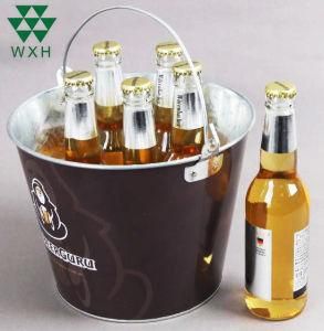 Metal Ice Tin Bucket for Wine, Beer Canning Cooler