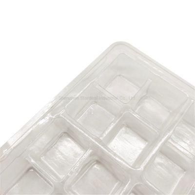Custom 24 Cube Clear Plastic Clamshell Wax Melt Mold
