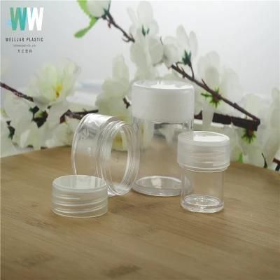 Cosmetic Jar 10g PS Plastic Cream Jar with Cap