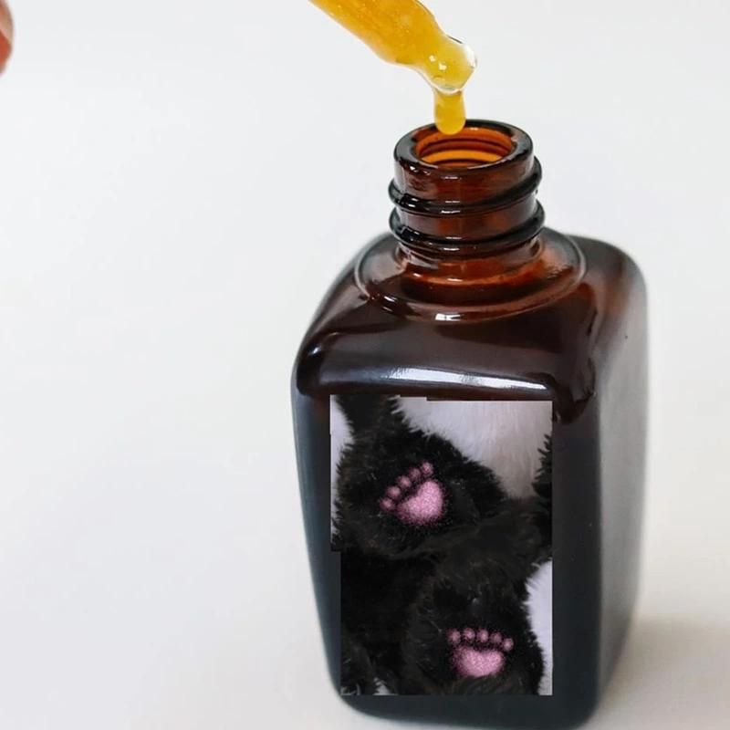 10-100ml Square Amber Glass Dropper Bottle Lotion Pump Bottle Serum Cosmetic Bottle