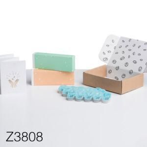 Z3808 Custom Kraft Paper Box with Die Cut Window Recycled Small Paper Box with Clear Window