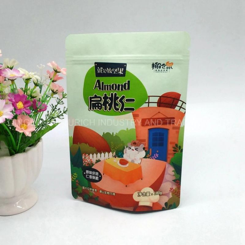 Stand up Kraft Bag for 220g Hazelnut/Almond/Macadamia/Pecan