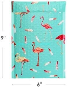 25PCS Flamingo Poly Bubble Mailers 6X10 Inch Custom Padded Envelopes Bubble Lined Poly Mailer Self Seal