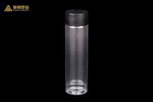 Black Big Cover Cold Bubble Bottle Drink Juice Bottle Milk Tea Bottle Mineral Water Bottle Pet Plastic Bottle