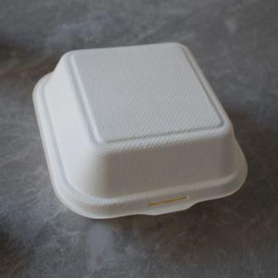 Compostable Takeaway Sugarcane Paper Box Fast Food Box