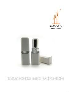 Elegant White Empty Square Lipstick Case Cosmetic Containers for Makeup
