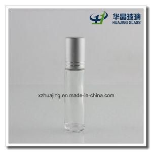 10ml Cylinder Empty Glass Roll on Ball Bottle with Matte Silver Lid