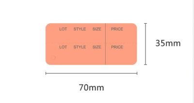 [Sinfoo] Garment Product Information Paper Price Tag (5998-1)