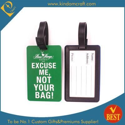 Wholesale Cheap Custom Soft PVC Luggage Tag