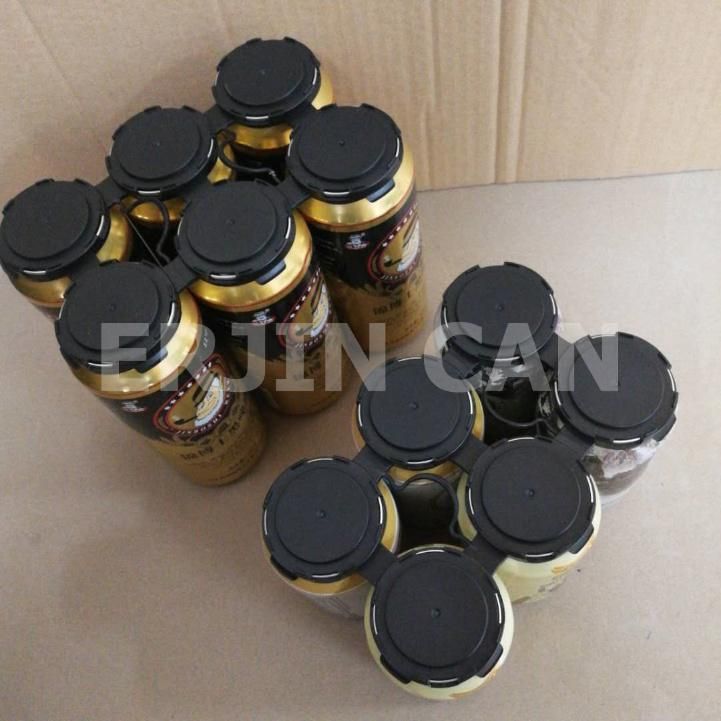 Black Six Pack Beer Handle for 330ml Can