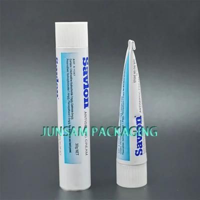 Aluminum Collapsible Soft Tube with Open Orifice for Hand Therapy Cream Cosmetic Pharmacy