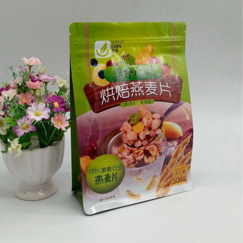 500g Granola Oatmeal Cookies Packaging Bag Mylar Bag Food Packaging Pouches