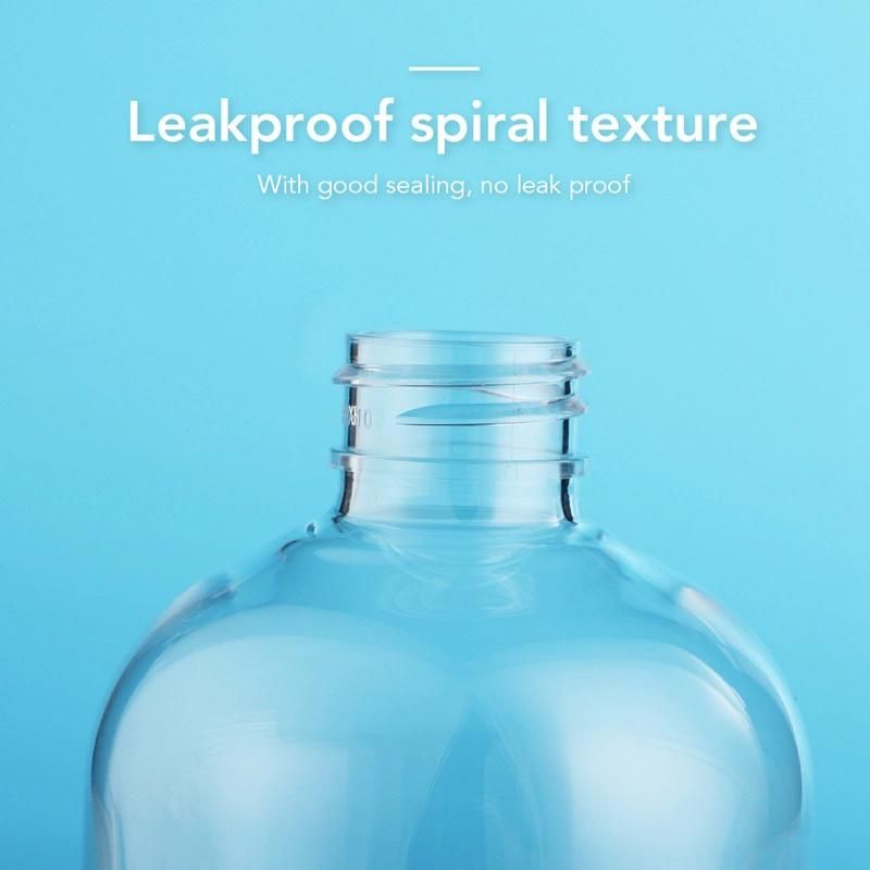 500ml Pet Empty Plastic Hand Sanitizer Washing Liquid Shampoo Bottle with Dispenser Pump (B002-2)