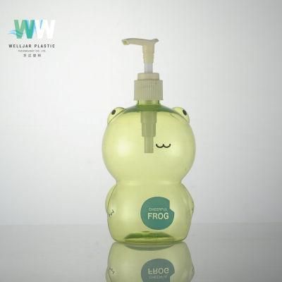 Plastic Pet 500ml Bottle with Lotion Pump for Children