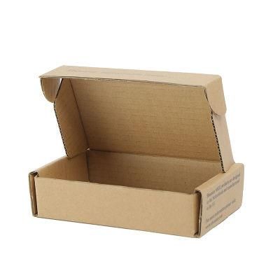 Custom Brown Corrugated Cardboard Storage Box Foldable Recyclable Shipping Box