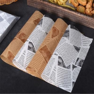 Hamburguer Custom Butcher PE Coated Food Paper