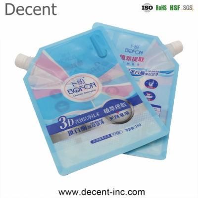 with Handle and Seal Can Be Customized Patterns, Customized Size of High Quality Bags for Detergents and Other Liquids