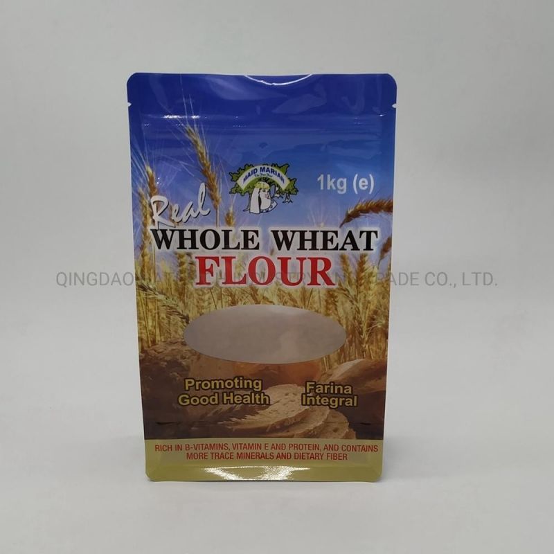 1 Kg 500g 2kg Wheat Flour Plastic Packing Bags Zipper Bag