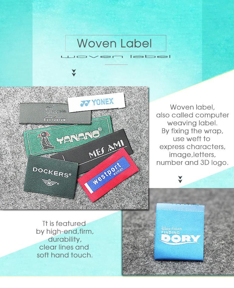 Manufacturer Multi Color Custom Woven Label for Decorate