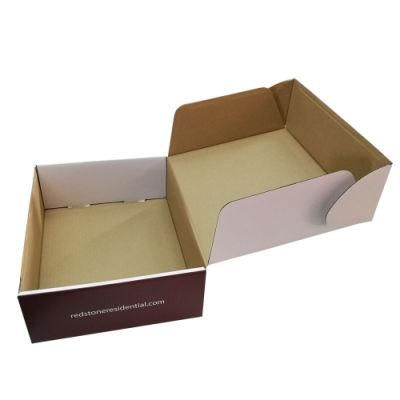 Custom Blue Color Printed Corrugated Carton Paper Box for Shipping