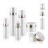 Popular White Skin Care Cream Cosmetic Packaging Glass Bottle Set