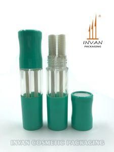 Special Shape Plastic Bottle Double Colors Lip Gloss Case for Makeup
