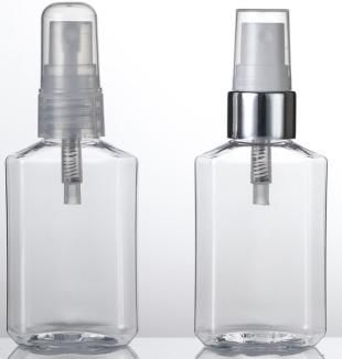 60ml Pet Bottle with Pump for Hand Sanitizer Gel