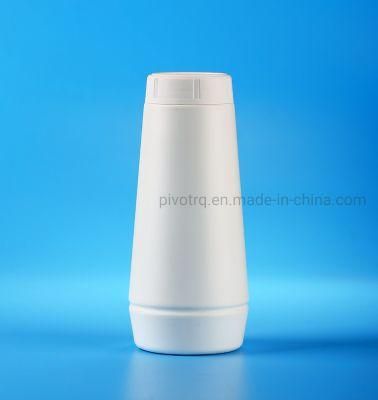 250g HDPE Plastic Salt Shaker Bottle for Kitchen Salt Peppers Spices Packing